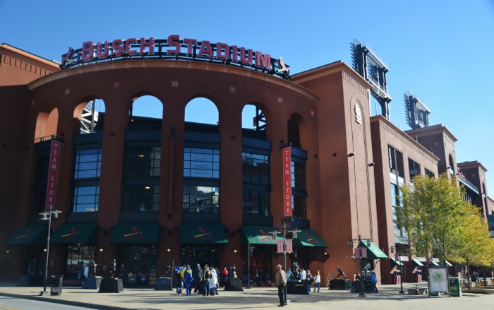 Exterior of Bush Stadium